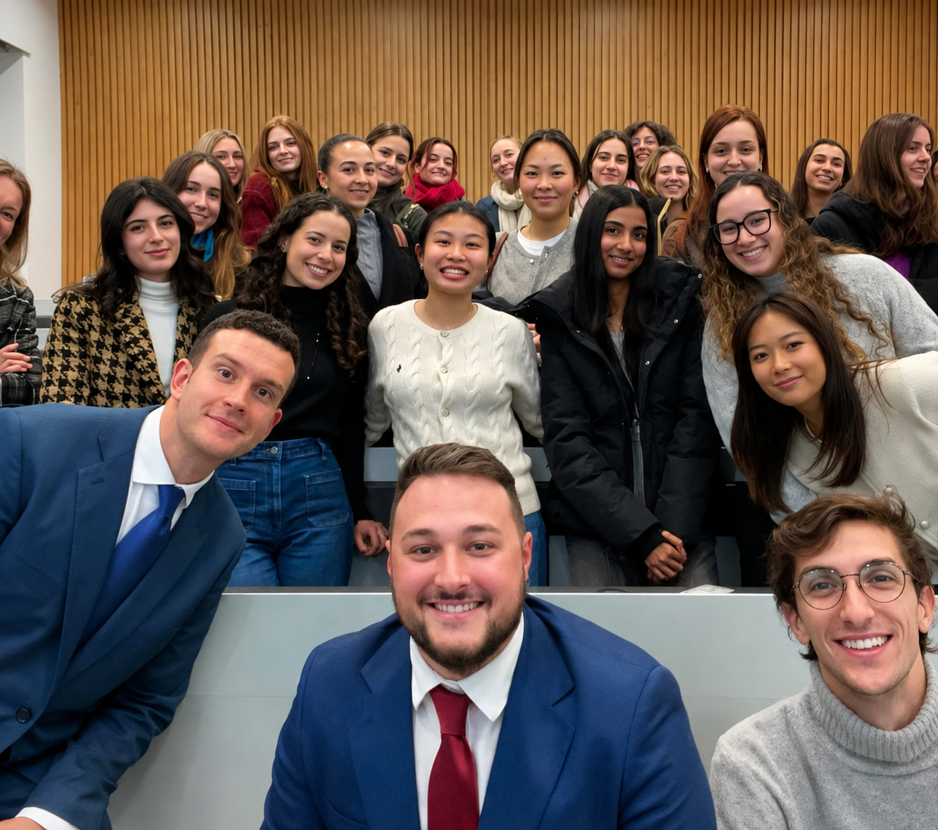 GianMarco Ingafù Del Monaco con studenti